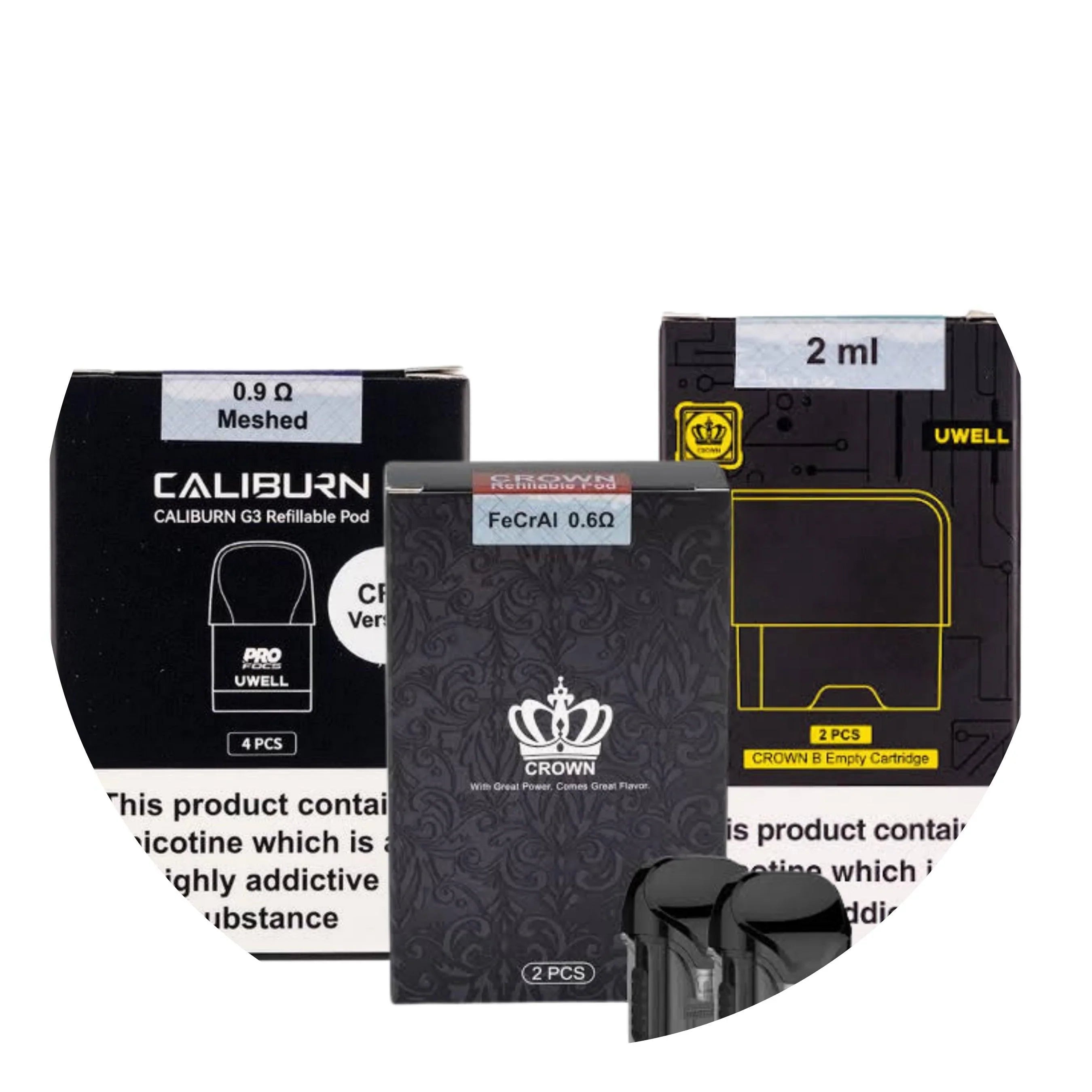 Uwell Replacement Pods | Best Refillable Pod Vape UK - Infuse Vapes